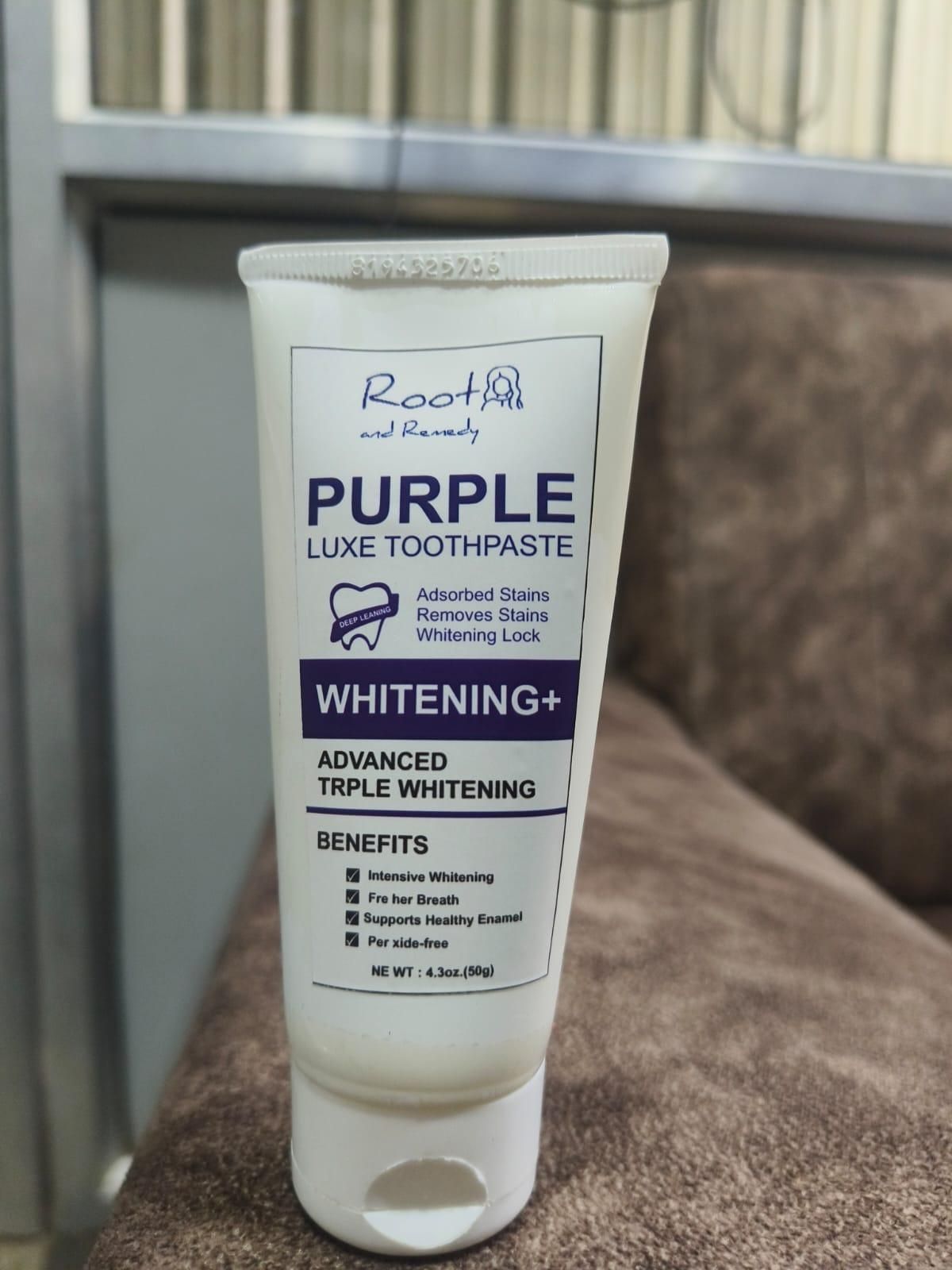 Purple Luxe Toothpaste 100 gm Pack of 2